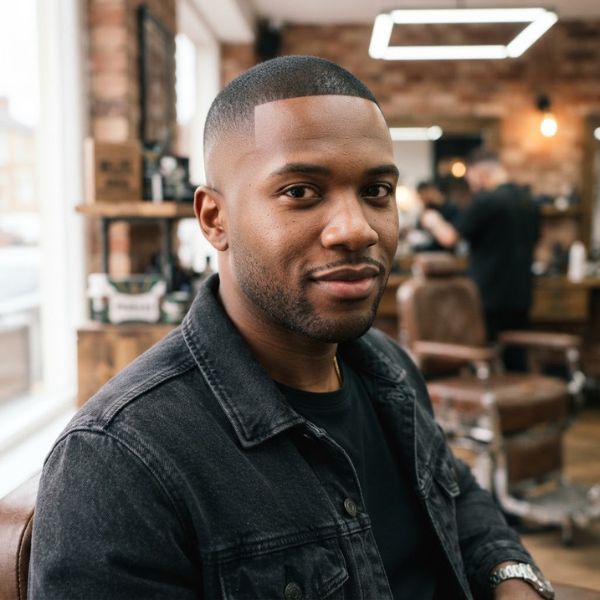 Buzz Cut With Taper Fade