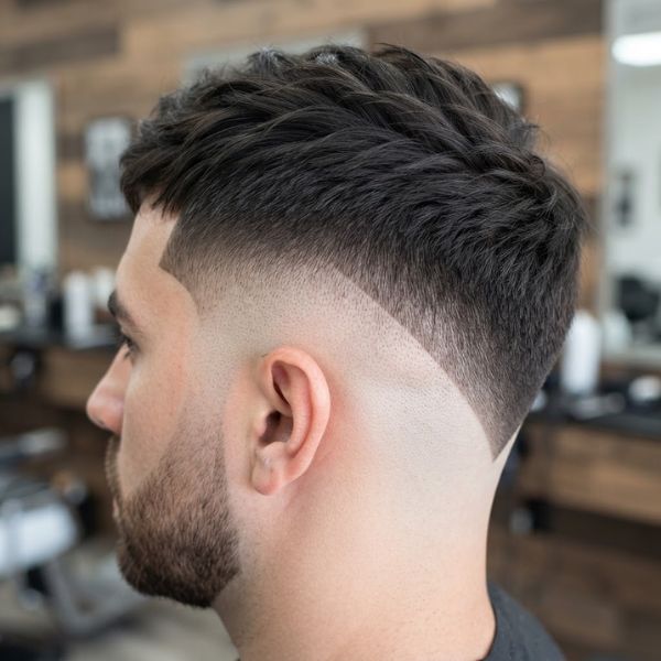High V Fade Haircut