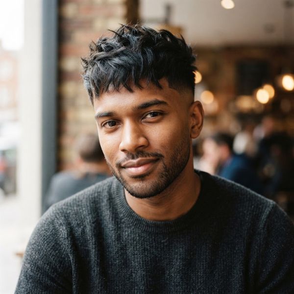 Low Fade With Textured Crop